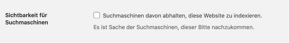 Webseite nicht ausschließen