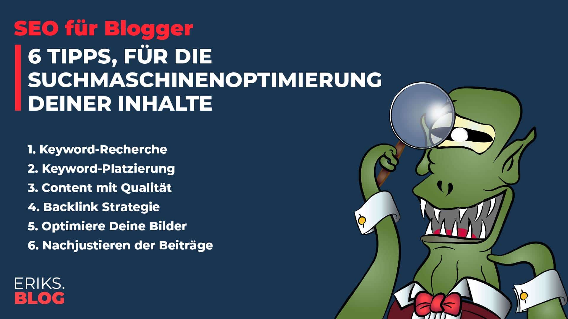 SEO für Blogger: 6 Tipps für die Suchmaschinenoptimierung Deiner Inhalte