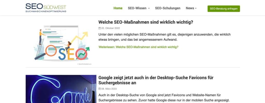 blog seo suedwest