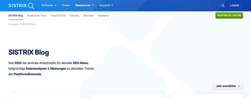 sistrix seo blog