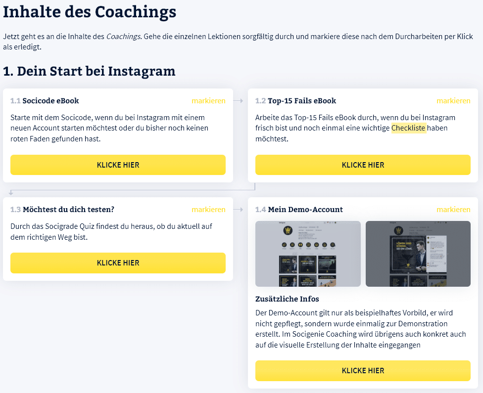 eriks blog Sociseller im Test Erfahrungen mit dem Instagram Coaching 5
