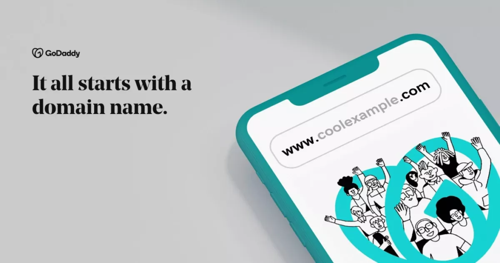 Mit GoDaddy kannst Du Dir Deine Domain in nur wenigen Klicks sichern!